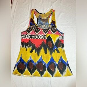 Aura Vibrant Patterned Tank Top